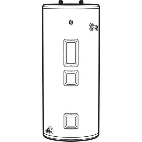 GE® 40 Gallon Short Electric Water Heater