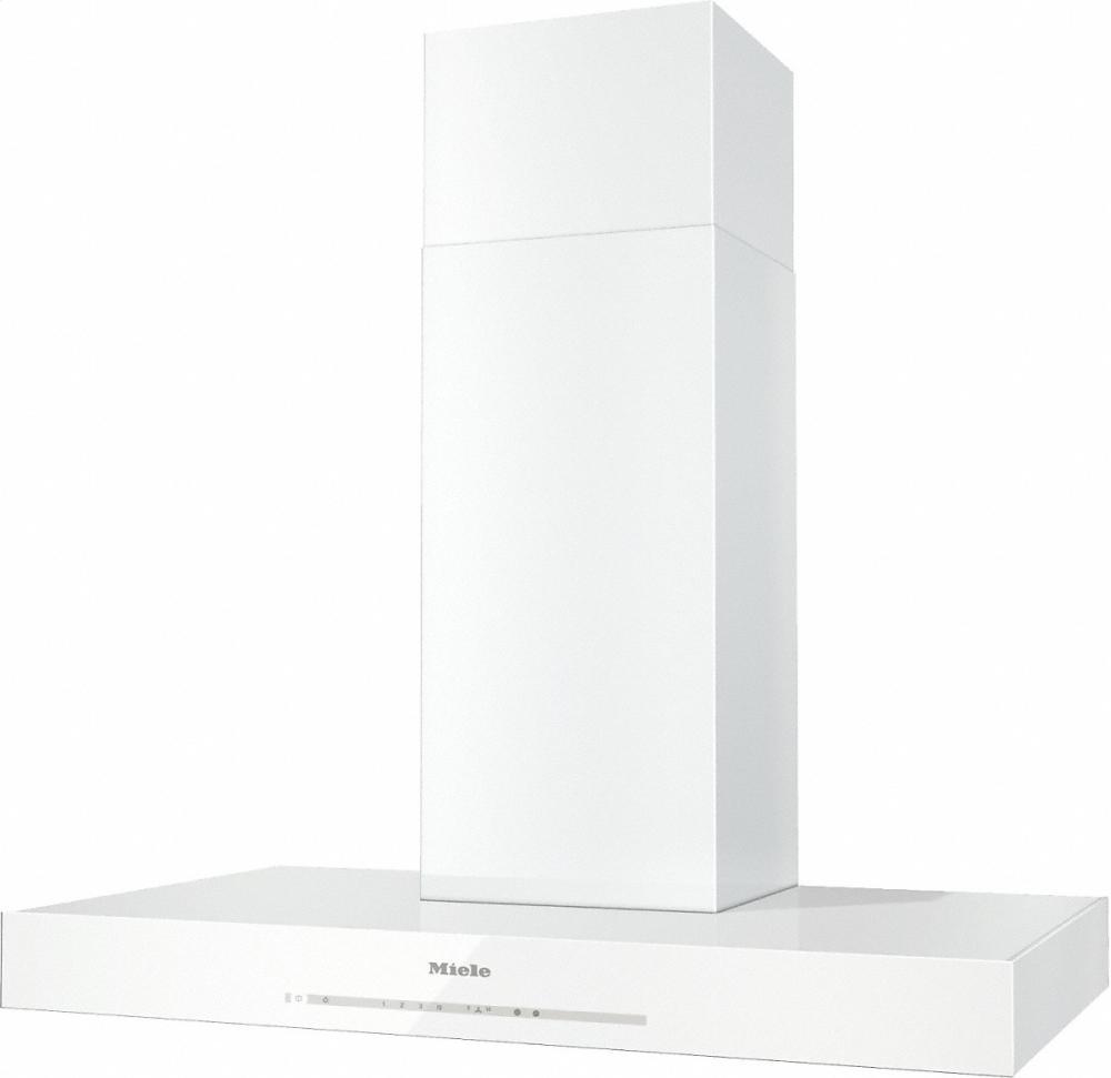 DA 6690 W Puristic Edition 6000 AM Wall ventilation hood with energy-efficient LED lighting and touch controls for simple operation.