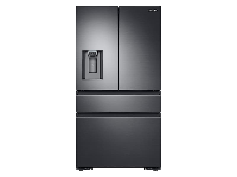 23 cu. ft. Counter Depth 4-Door French Door Refrigerator in Black Stainless Steel