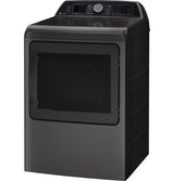 GE Profile™ ENERGY STAR® 7.4 cu. ft. Capacity Smart aluminized alloy drum Electric Dryer with Sanitize Cycle and Sensor Dry