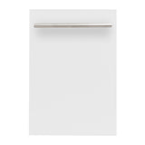 ZLINE 18 in. Dishwasher Panel in Stainless Steel with Modern Handle (DP-18) [Color: Blue Gloss]