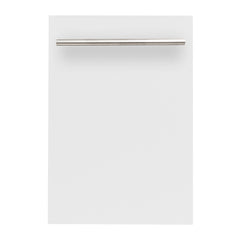 ZLINE 18 in. Dishwasher Panel in Stainless Steel with Modern Handle (DP-18) [Color: White Matte]