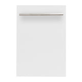 ZLINE 18 in. Dishwasher Panel in Stainless Steel with Modern Handle (DP-18) [Color: Red Gloss]