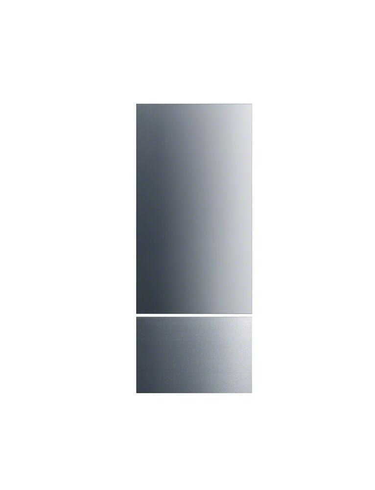 KFP1483ss Stainless steel front for an elegant finish on MasterCool fridge/freezer combinations.