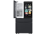 Bespoke 29 cu. ft. 4-Door French Door Refrigerator with AI Family Hub™+ & AI Vision Inside™ in Charcoal Glass and Black/Charcoal