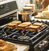 GE Profile™ 30" Free-Standing Gas Double Oven Convection Range