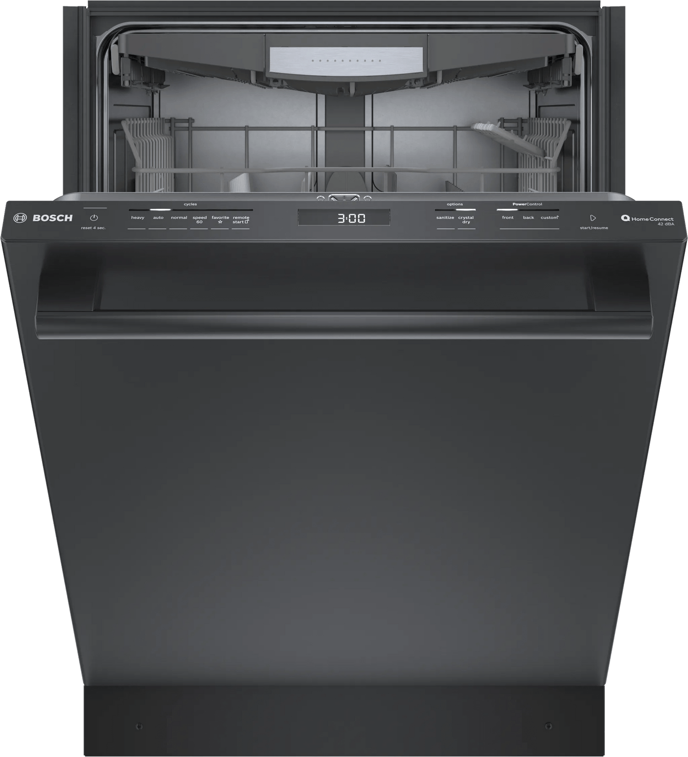 800 Series Dishwasher 24" Brushed black steel anti-fingerprint