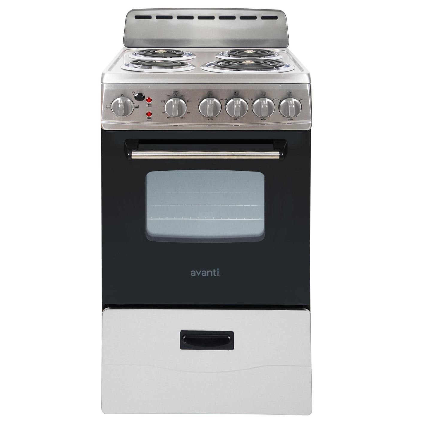 Avanti 20" Electric Range - Stainless Steel
