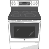 GE® 30" Free-Standing Electric Convection Range