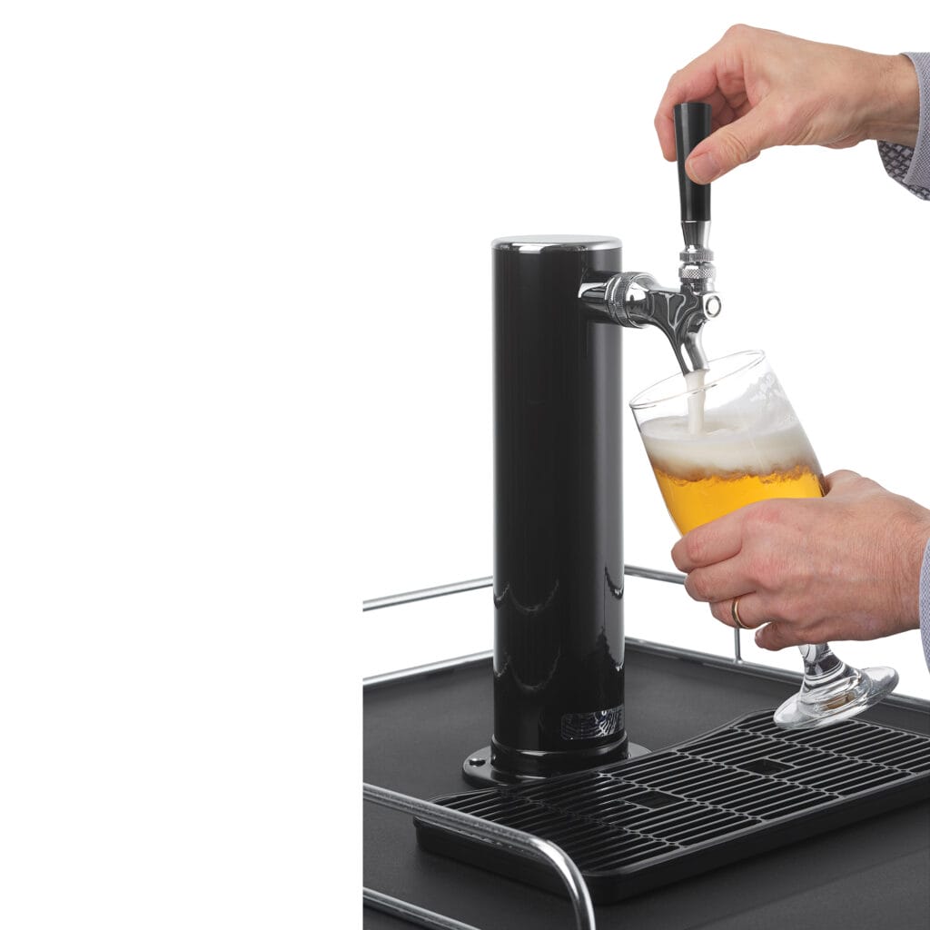 Danby 5.4 cu. ft. Single Tap Keg Cooler in Stainless Steel Look