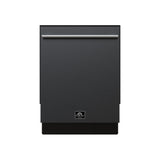 Forno Romano Espresso 24-Inch Built-In Dishwasher, Black Finish, Stainless Steel Tub, 49 dBA, Energy Star Certified