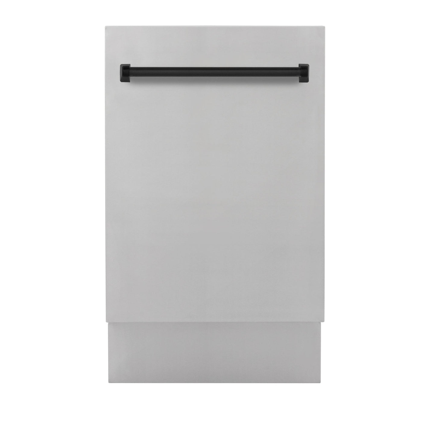 ZLINE Autograph Edition 18 Compact 3rd Rack Top Control Dishwasher in Stainless Steel with Accent Handle, 51dBa (DWVZ-304-18) [Color: Matte Black]