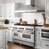 ZLINE Professional Convertible Vent Wall Mount Range Hood in Stainless Steel (597)