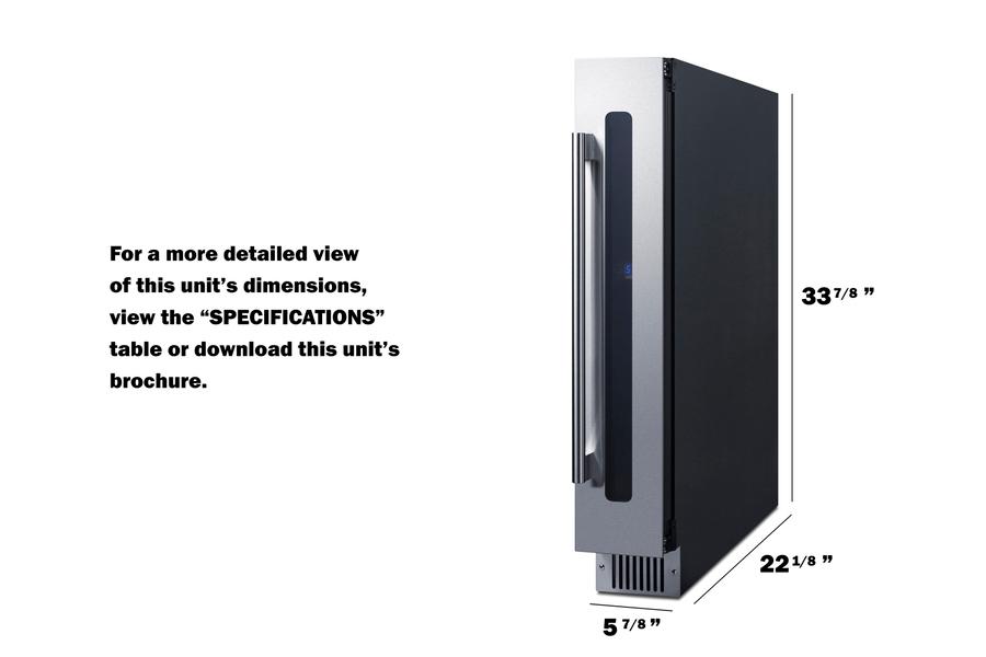 6" Wide Built-in Wine Cellar