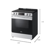 6.3 cu ft. Smart Wi-Fi Enabled Electric Slide-in Range with EasyClean®