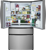 22 Cu. Ft. Counter-Depth 4-Door French Door Refrigerator
