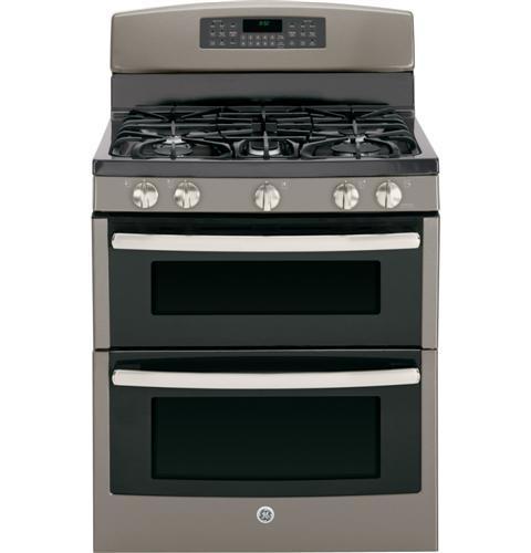 GE® 30" Free-Standing Gas Double Oven Range