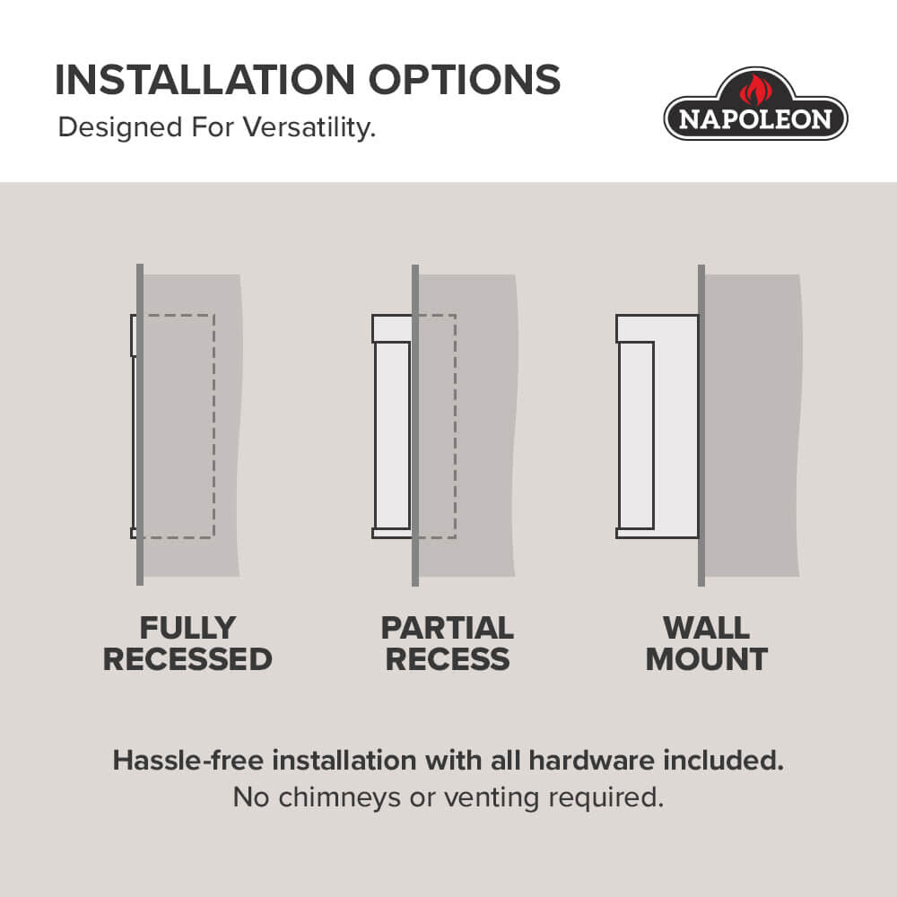 Astound? 62 FlexMount Electric Fireplace