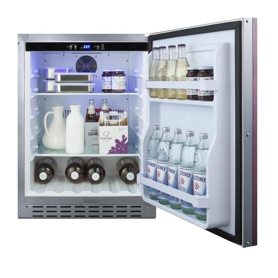 24" Built-in Outdoor Refrigerator, ADA Compliant