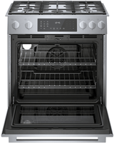 800 Series Dual Fuel Slide-in Range 30" Stainless Steel
