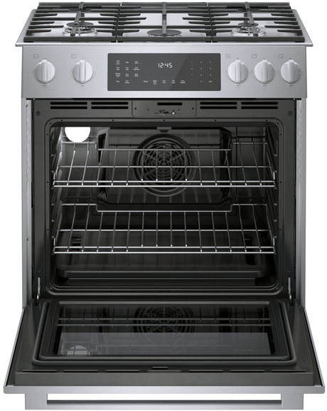 800 Series Dual Fuel Slide-in Range 30" Stainless Steel