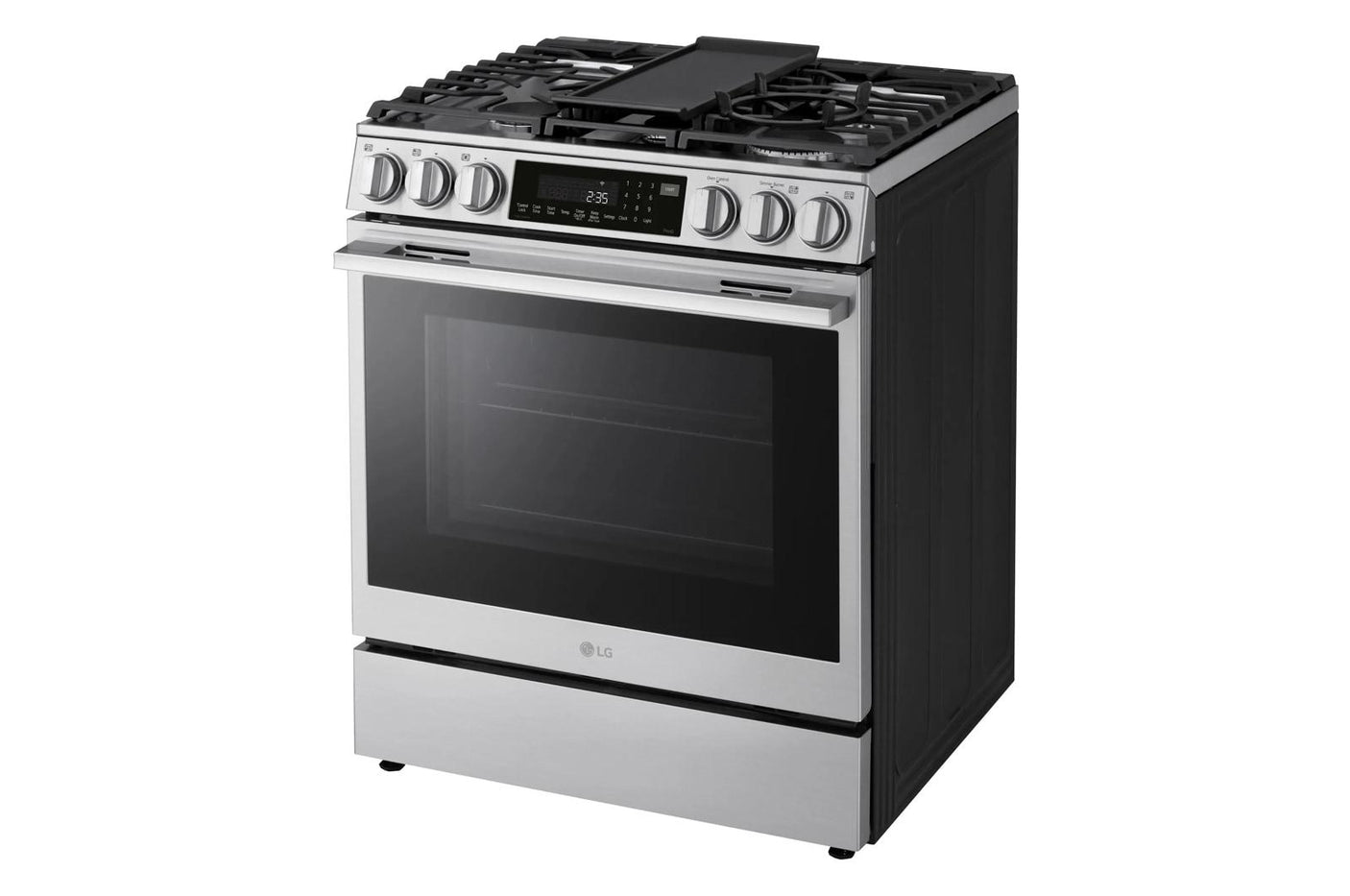6.3 cu ft. Smart Gas Slide-In Range with InstaView®, ProBake Convection®, and Air Fry
