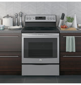 GE® 30" Free-Standing Electric Convection Range