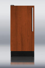 ADA compliant built-in NSF-listed automatic defrost icemaker with integrated door frame to accept full overlay panels