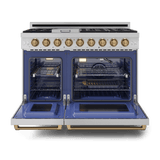 48 Inch Professional Lp Range With Pro-style Knobs In Stainless Steel/bronze  Gordon Ramsay Series