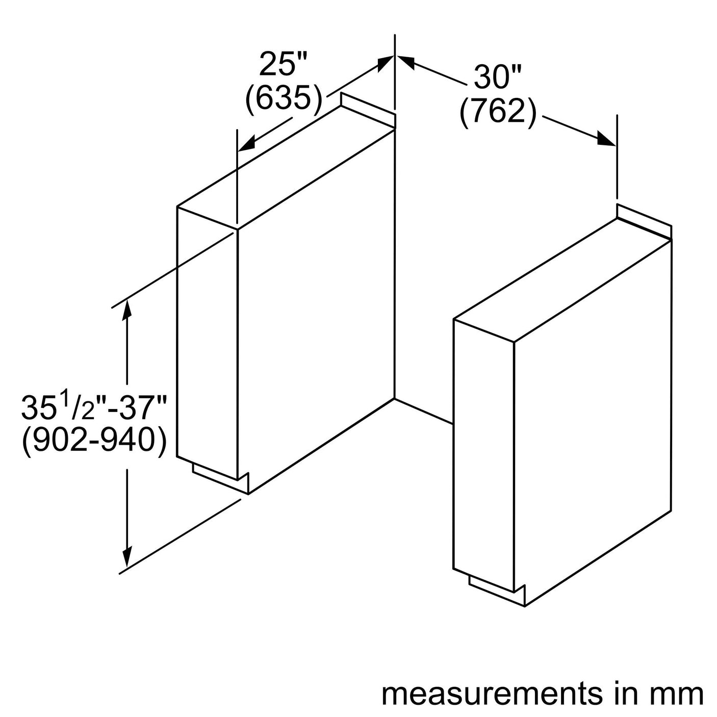 800 Series Dual Fuel Slide-in Range 30" Stainless Steel