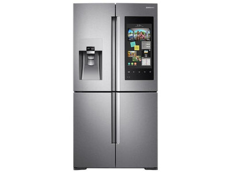 22 cu. ft. Family Hub™ Counter Depth 4-Door Flex™ Refrigerator in Stainless Steel