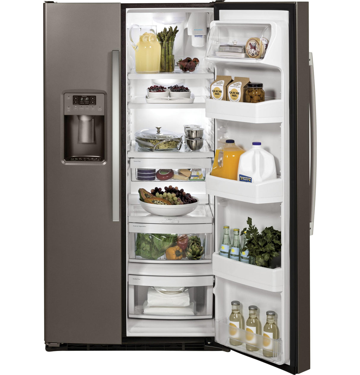 GE® 25.3 Cu. Ft. Side-By-Side Refrigerator