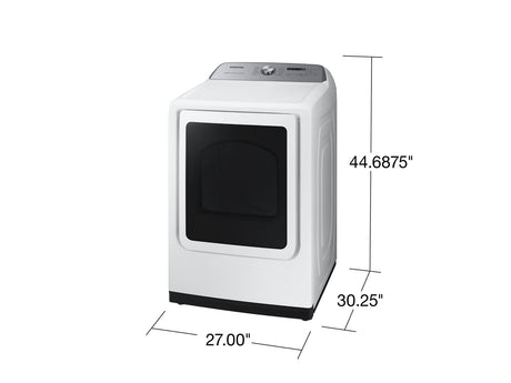 7.4 cu. ft. Smart Gas Dryer with Steam Sanitize+ in White
