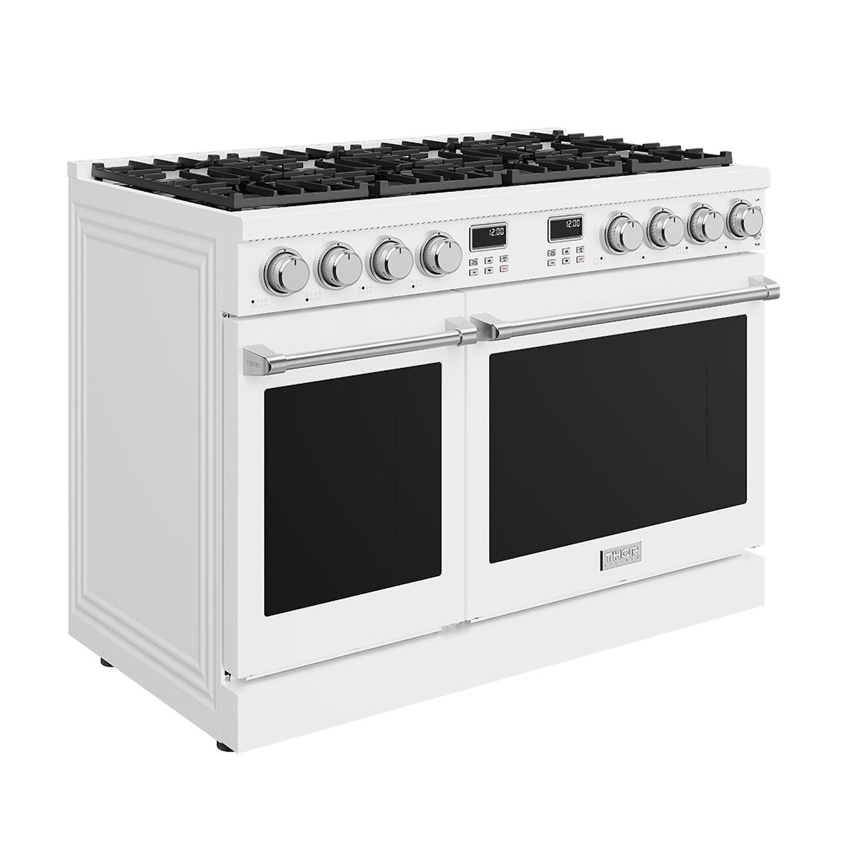 48 Inch Contemporary Professional Liquid Propane Range In White