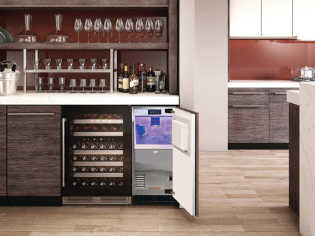 15" Nugget Ice Maker Panel Ready w Pump ADA Height