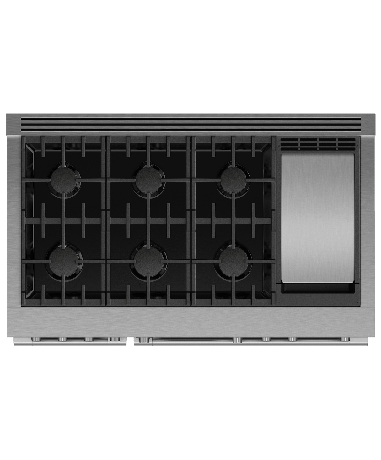 48" Series 9 Professional Dual Fuel 6 Burner with Griddle Range