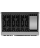 48" Series 9 Professional Dual Fuel 6 Burner with Griddle Range
