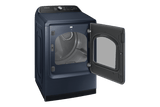 7.4 cu. ft. Smart Gas Dryer with Pet Care Dry and Steam Sanitize+ in Brushed Navy