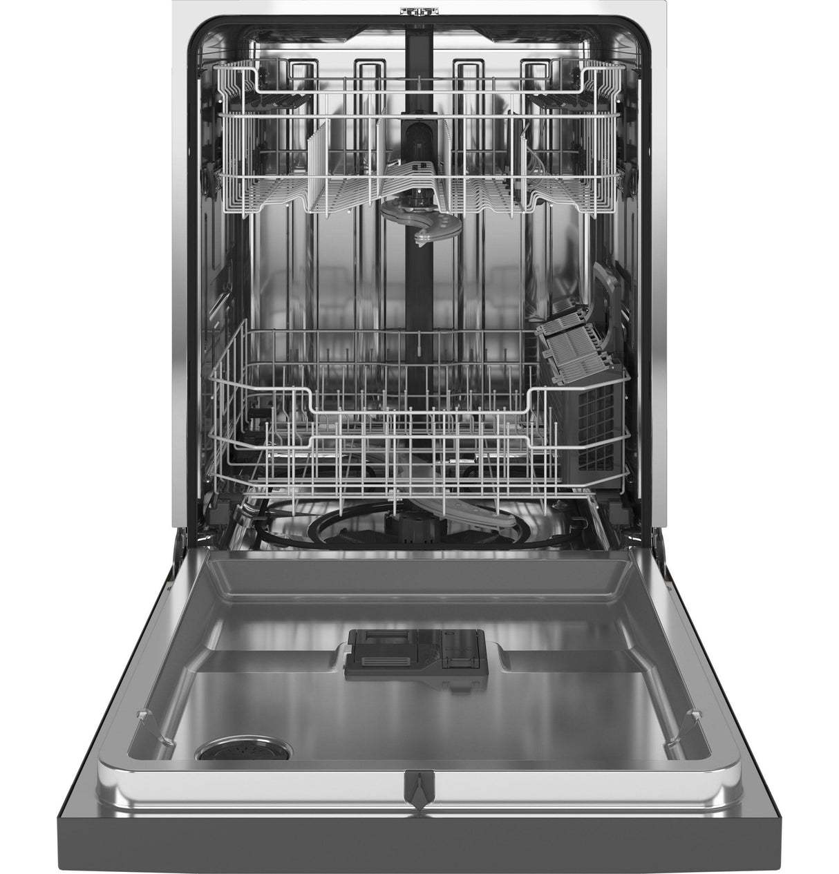 GE® ENERGY STAR® Front Control with Stainless Steel Interior Dishwasher with Sanitize Cycle & Dry Boost