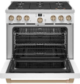 Café™ 36" Smart All-Gas Commercial-Style Range with 6 Burners (Natural Gas)