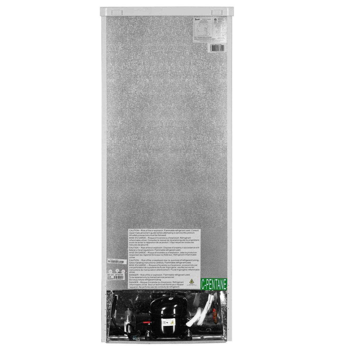 5.8 cu. ft. Vertical Freezer - White / 5.8 cu. ft.