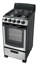Danby 20" Wide Gas Range in Stainless Steel