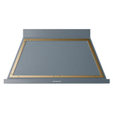 ILVE UANB48BGG Nostalgie Noblesse 48 inch Range Hood (Blue Grey, Brass)