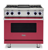 36" Sealed Burner Gas Range - VGR7362 Viking 7 Series