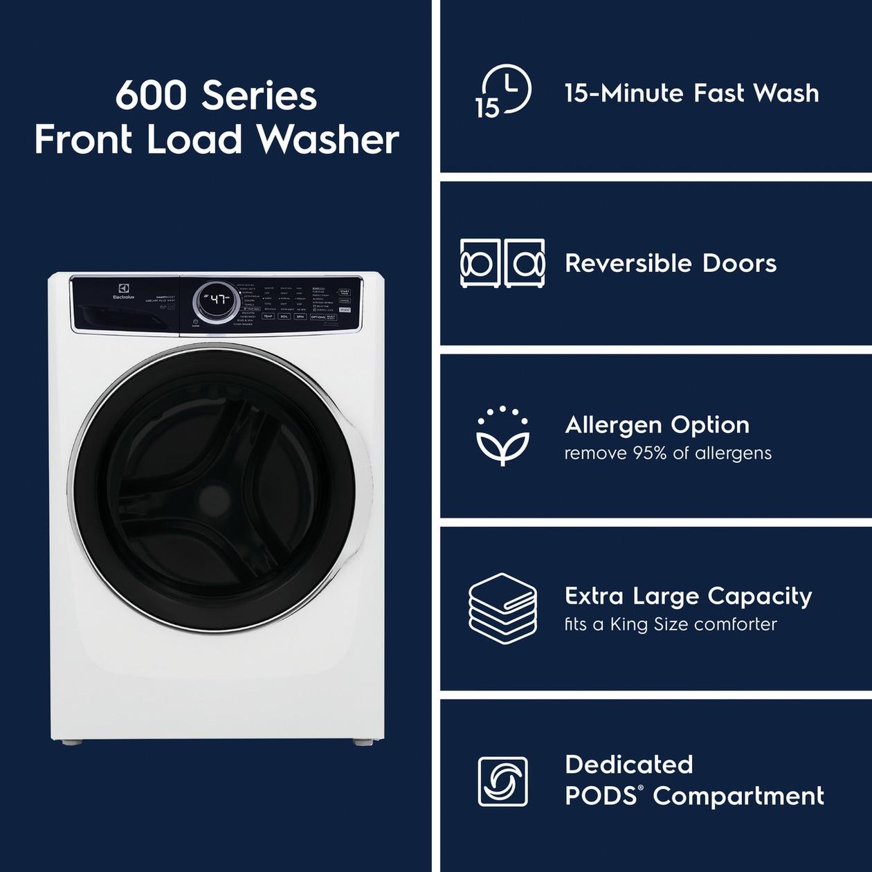 Front Load Perfect Steam™ Washer with LuxCare® Plus Wash and SmartBoost® - 4.5 Cu. Ft.