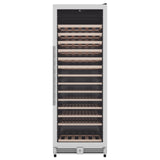 Avanti Refresh Wine Cooler, 149 Bottle Capacity, Stainless Steel Finish with Wood Shelves, Digital Touch Controls, Glass Door (WCF149SE3S)