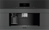 CVA 7875 Obsidian Black matte - Built-in coffee machine with DirectWater Perfectly combinable design with CoffeeSelect + AutoDescale for highest demands.