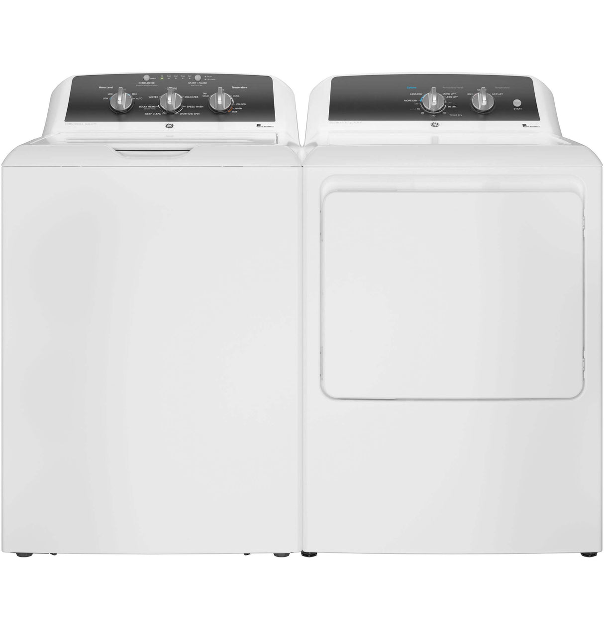 GE 6.2 cu. ft. Capacity Gas Dryer with Up To 120 ft. Venting and 5-yr Limited Warranty