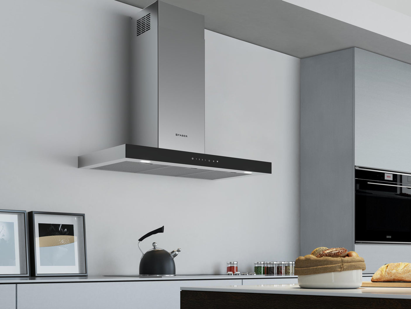 Stilo Glass 30" Stainless Steel 295/395/600 CFM