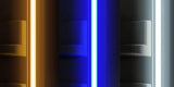 Tall Single Zone Wine Black Glass